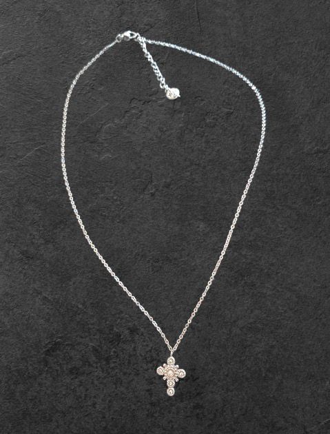 Colgante Cruz plateado