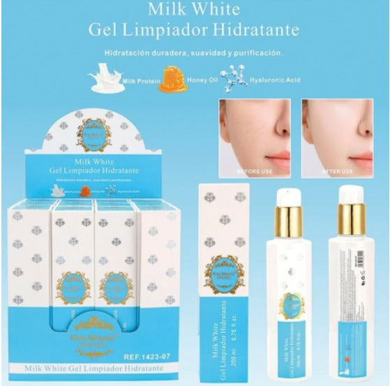 Gel limpiador Milk White