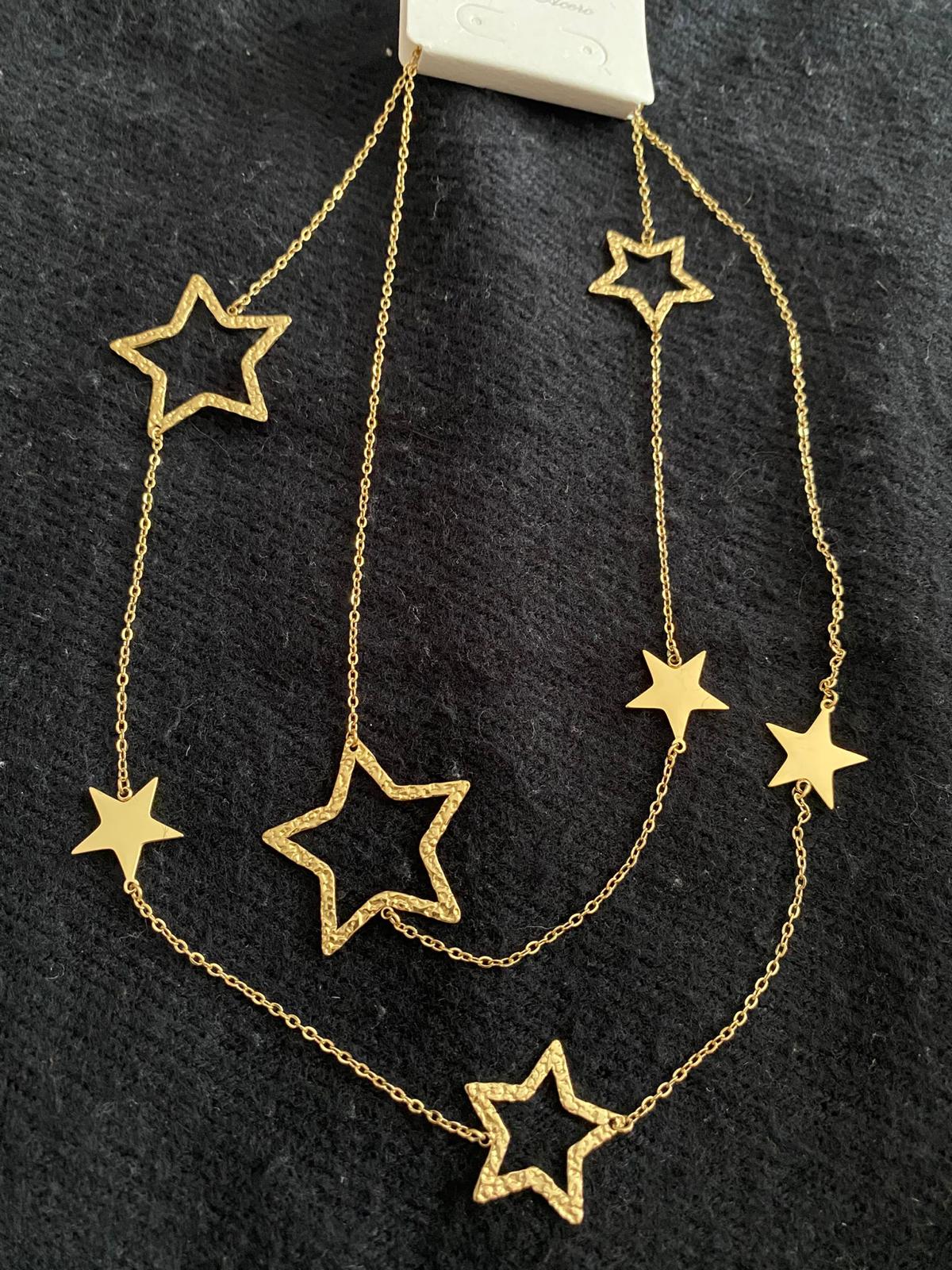 Colgante doble estrella