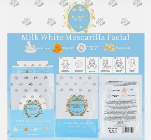 Mascarilla facial Milk White